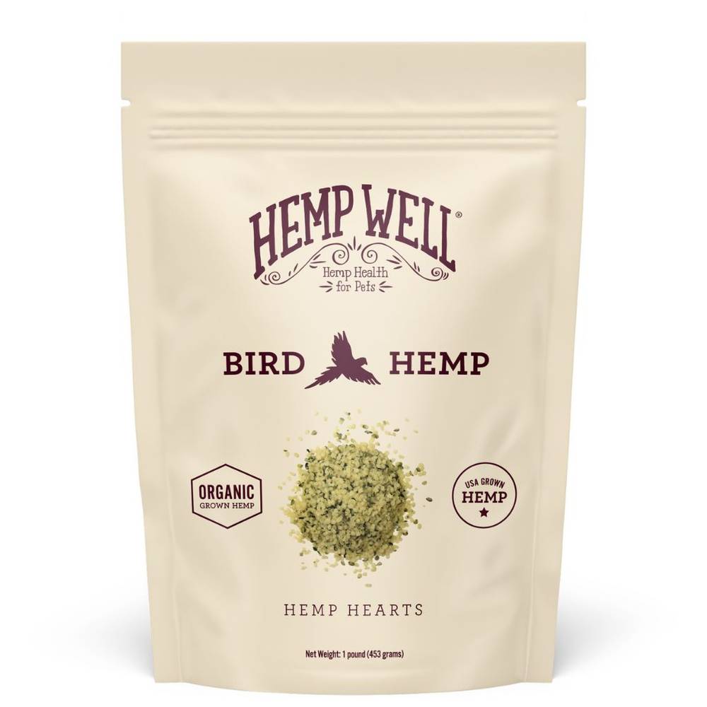 Hemp Well Bird Hemp - Hemp Hearts, 1 Pound