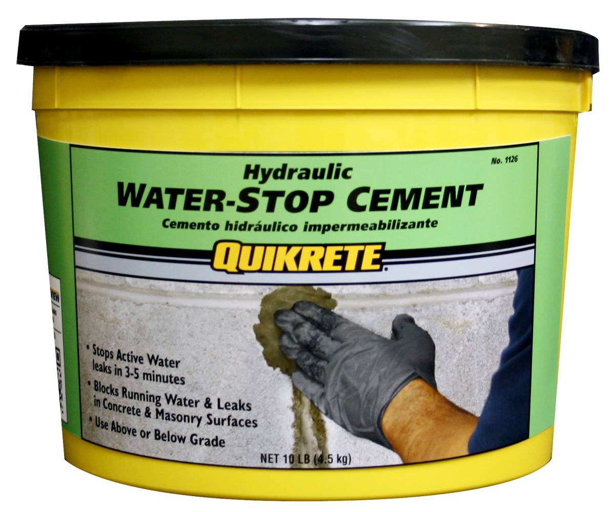 QUIKRETE Hydraulic Water-Stop 10-lb Mortar and Concrete Hydraulic Cement | 112611