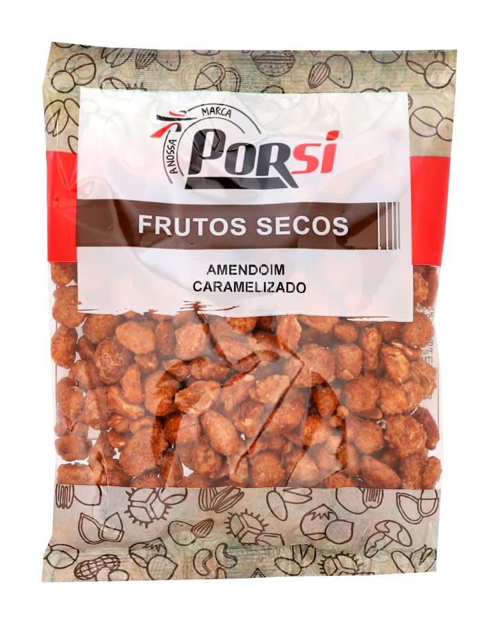 PorSi - Amendoim caramelizado, embalagem de 200g