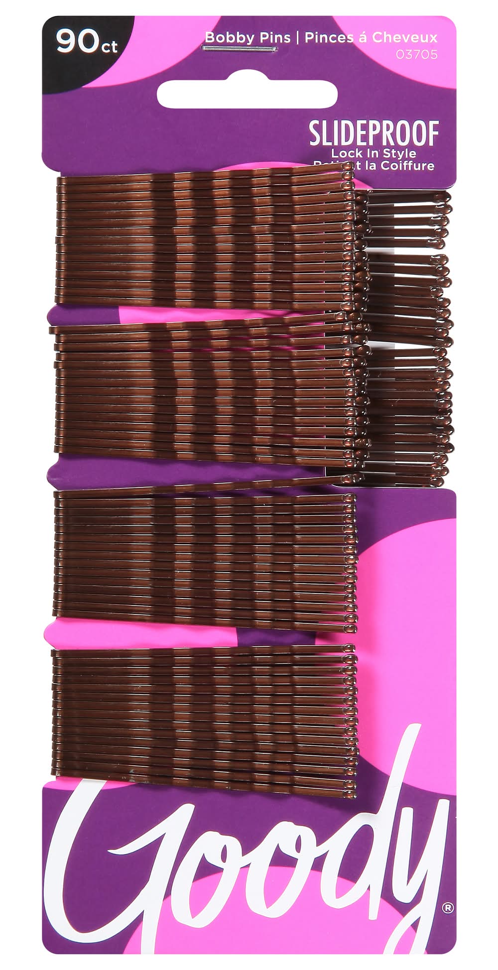 Goody Brunette Bobby Pins (2.2 oz, 90 ct)