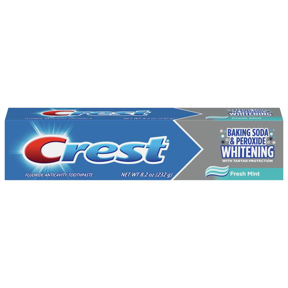 CREST Baking Soda & Peroxide Fresh Mint Toothpaste (8.2 oz)