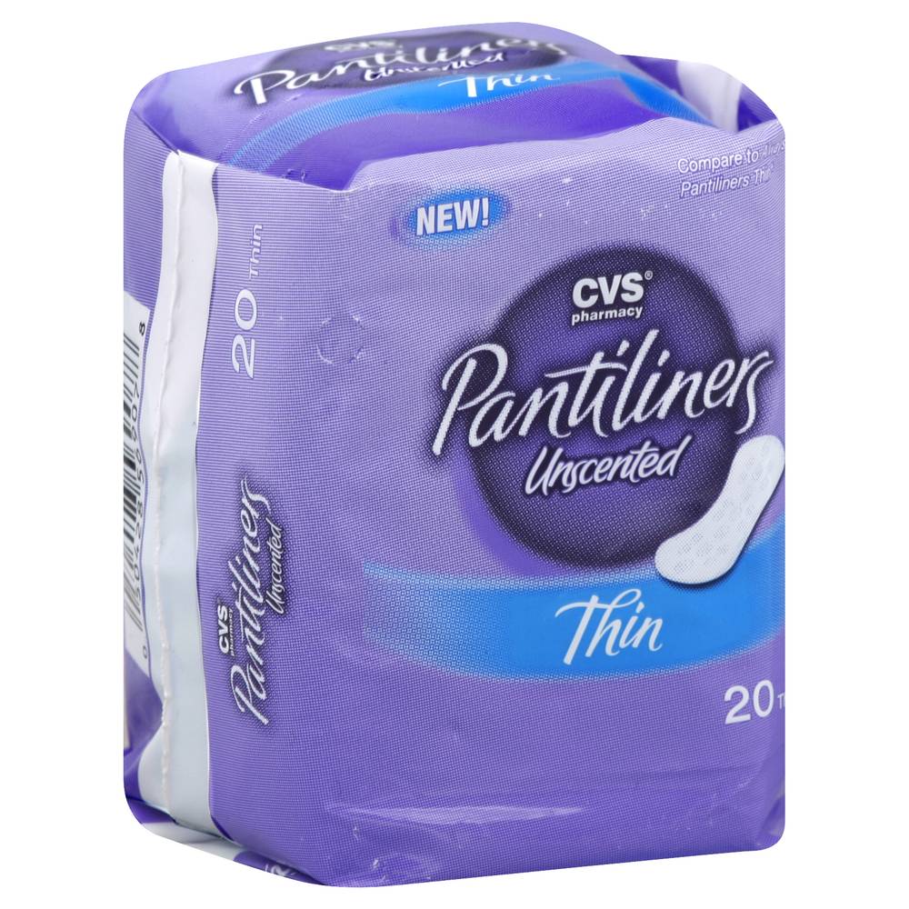 Cvs Pharmacy Pantiliners Unscented Thin (20 ct)