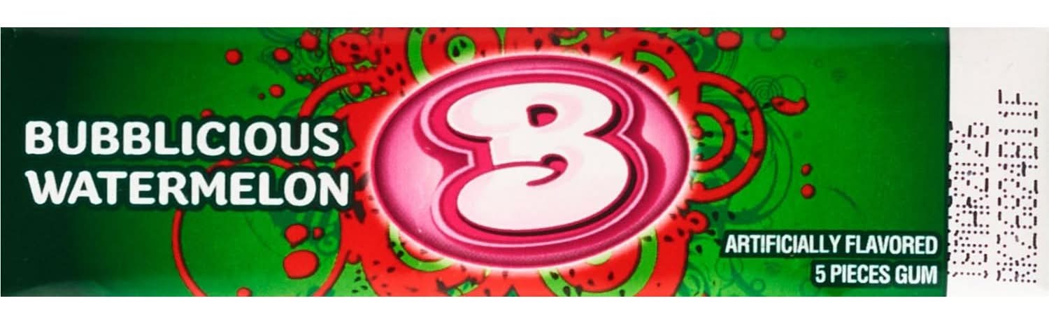 Bubblicious Chewing Gums, Watermelon (5 ct)