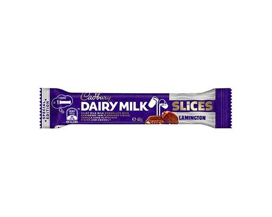 Cadbury Lamington Slice Medium Bar 45g