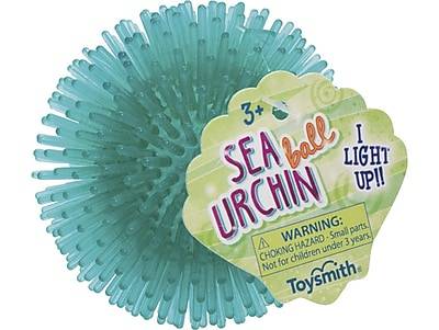 Toysmith Sea Urchin Squishy Ball, Teal