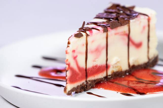 Strawberry Champagne Cheesecake