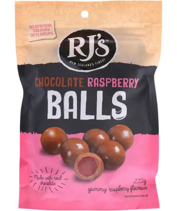 RJ's Choc Raspberry Balls 220g