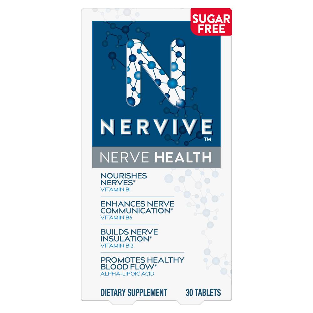 Nervive Nerve Health, with Alpha Lipoic Acid, 30 CT