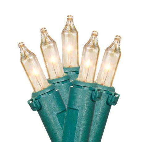 Holiday Time Clearincandescent Mini Christmas Lights, 62.6 inches (300 ct)