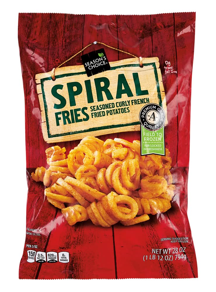 Season's Choice Seasoned Spiral Fries