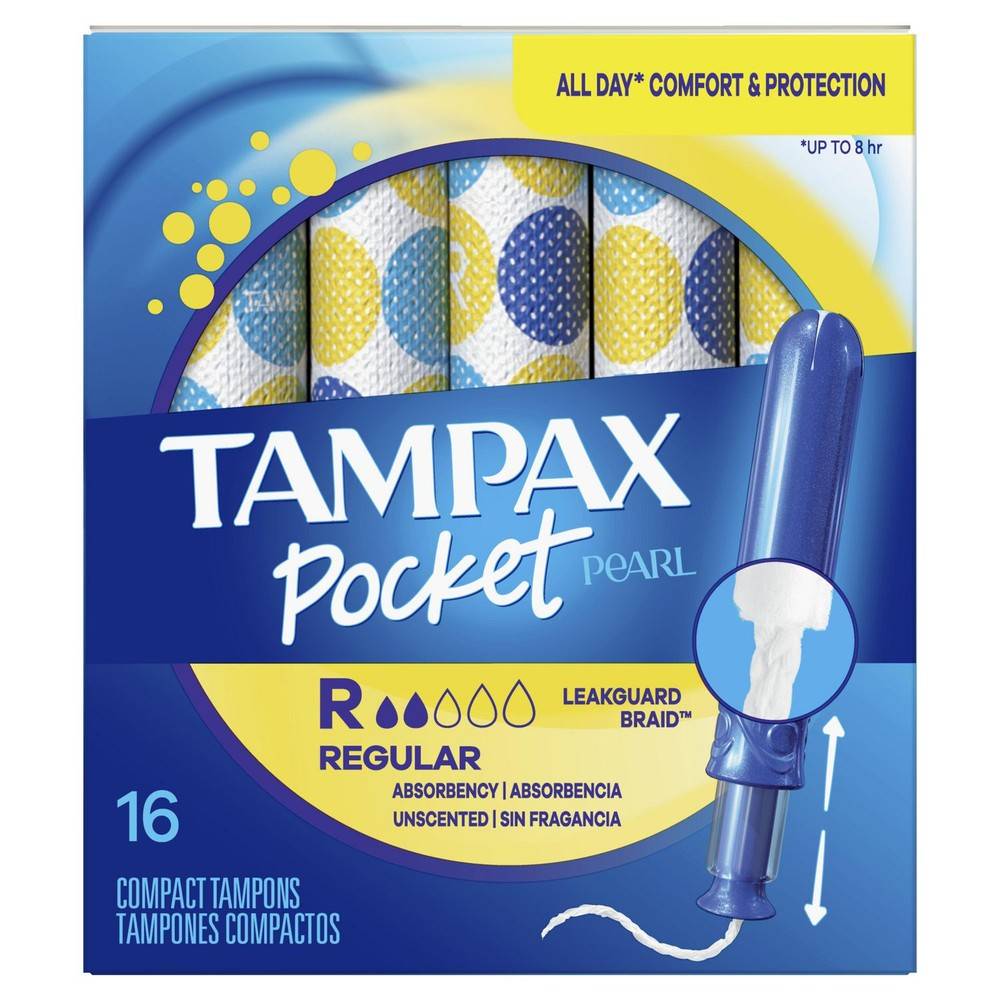 Tampax Pocket Pearl Tampons Regular (50 g)