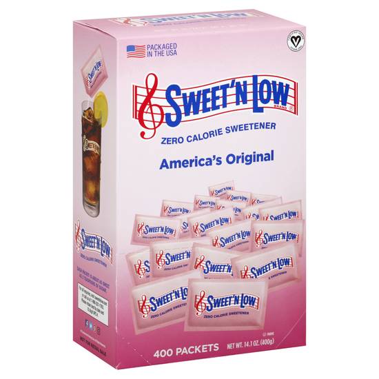 Sweet'n Low Zero Calorie Sweetener (400 ct)
