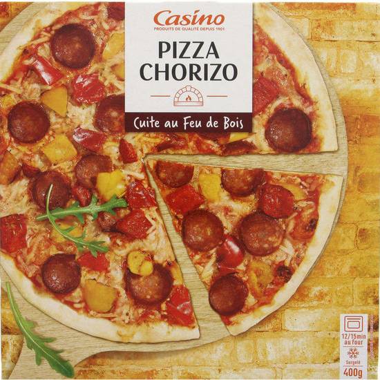 Casino pizza au feu de bois chorizo 400 g