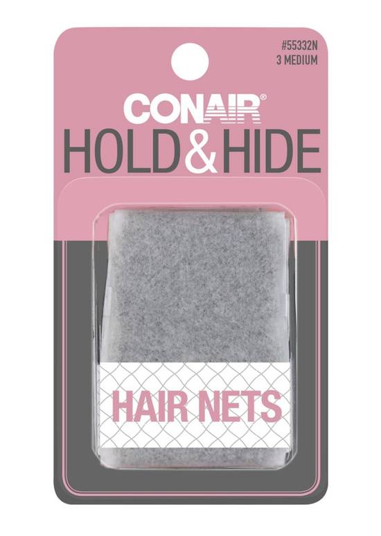 Conair Brown Hair Net - 3 pk
