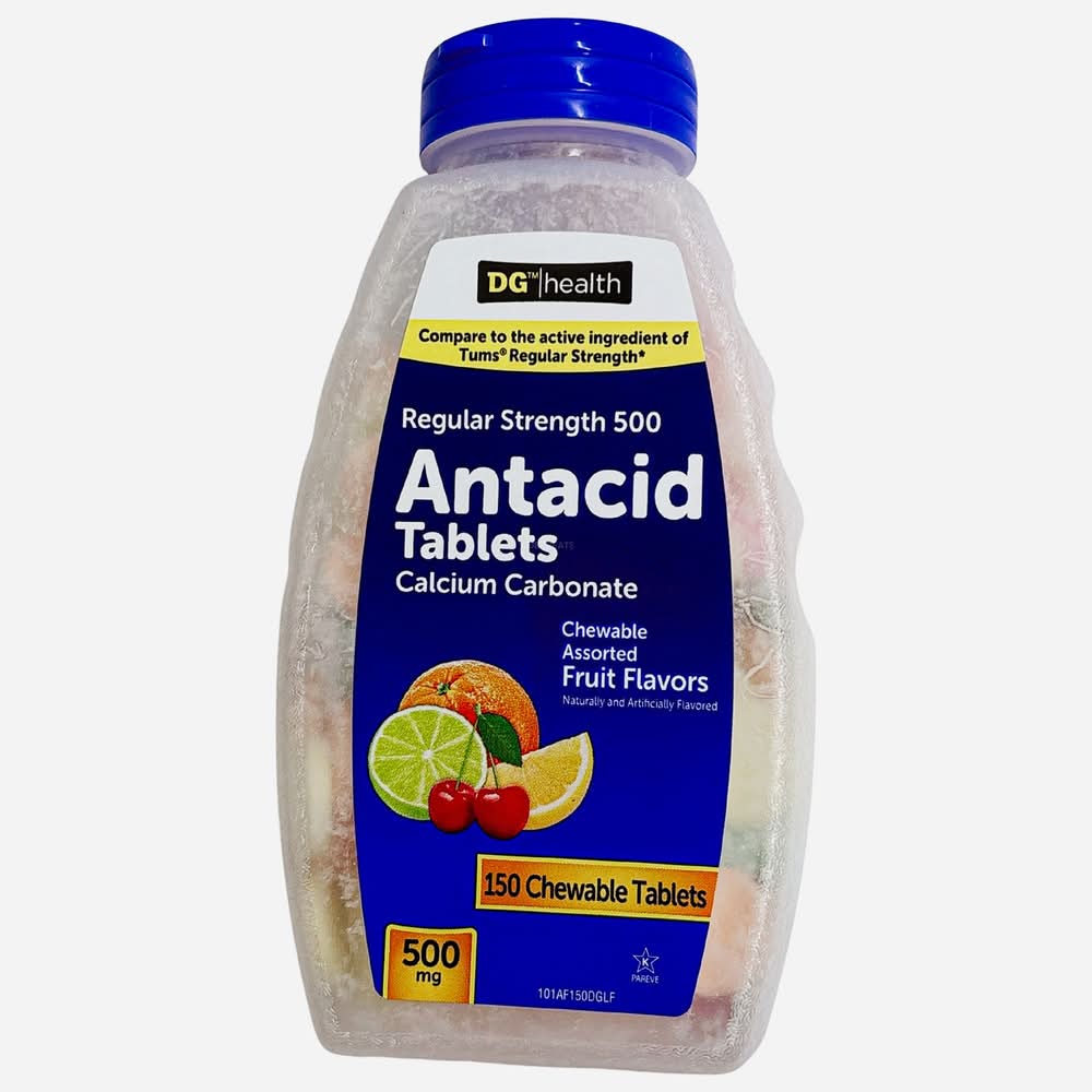 Dg Health Antacid Tablets - Fruit Flavors 150 Ct.