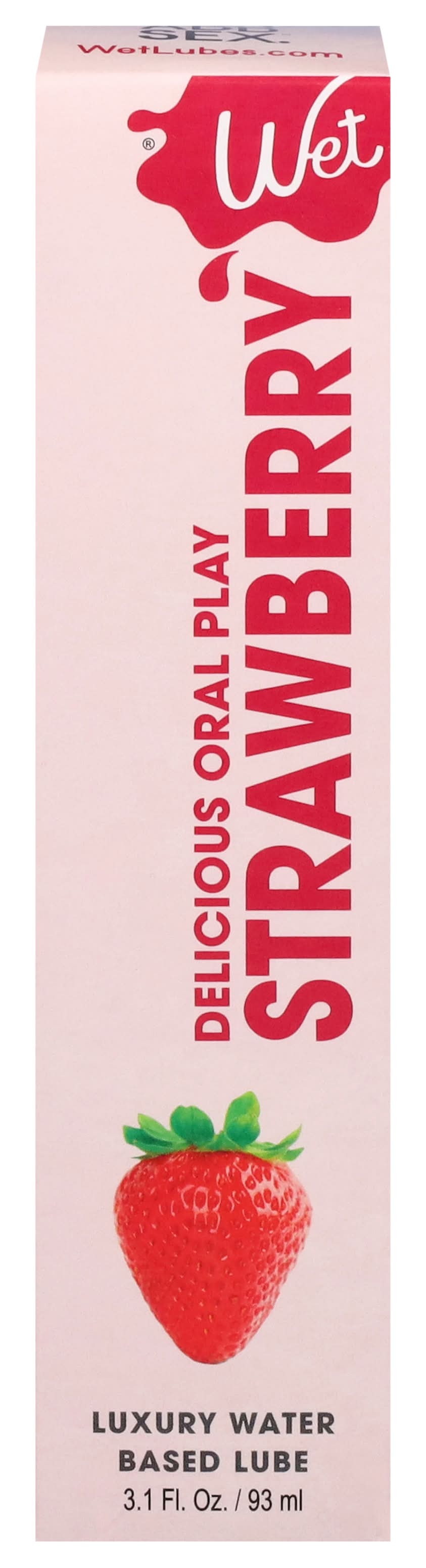 Wet Brush Sultry Strawberry Flavored Lube (3.1 fl oz)