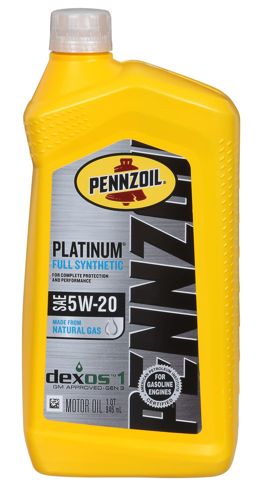 Pennzoil Platinum Full Synthetic Dexos 1 Motor Oil (1 qt)