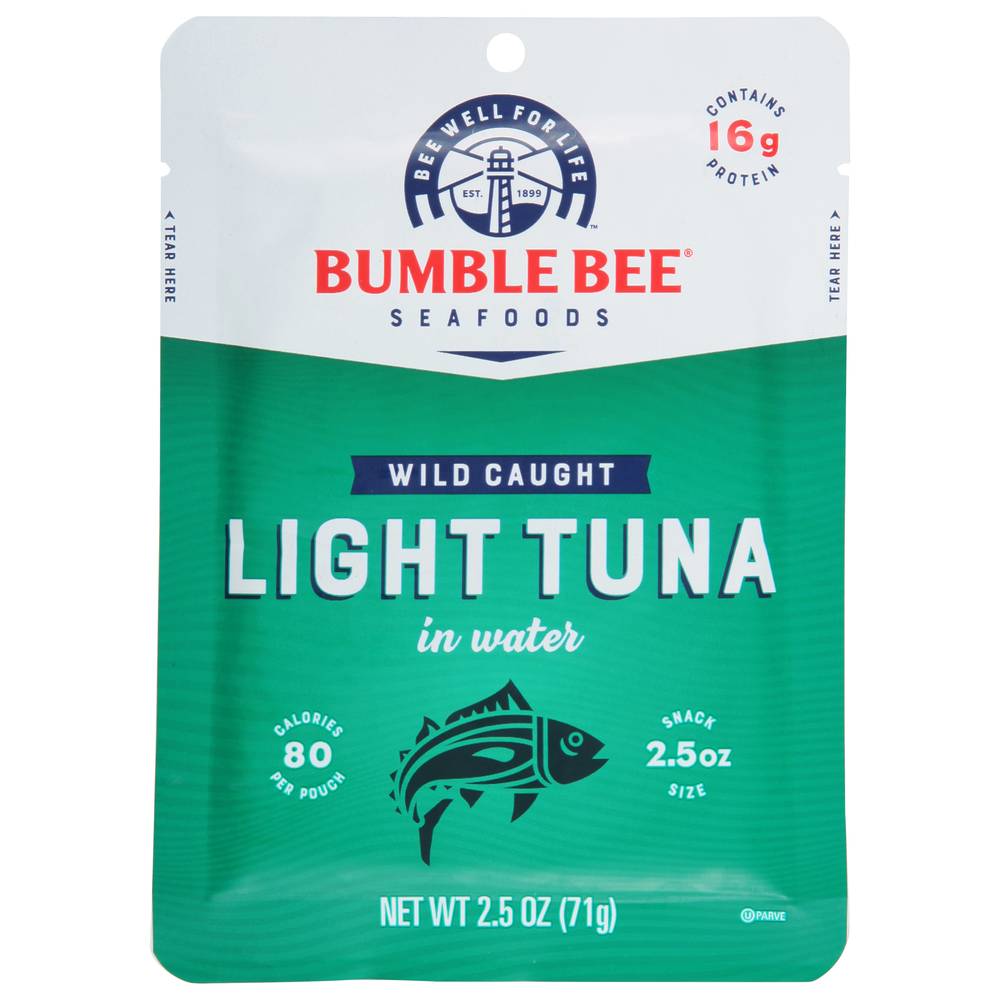 Bumble Bee Wild Caught Light Tuna in Water (2.5 oz)