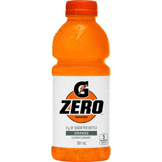 Gatorade gatorade zero orange (591ml) - zero orange sports drink (591 ml)