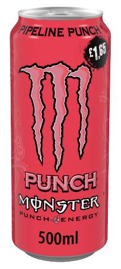 Monster Energy Pipeline Punch, Carbonated Energy Drink (500ml)