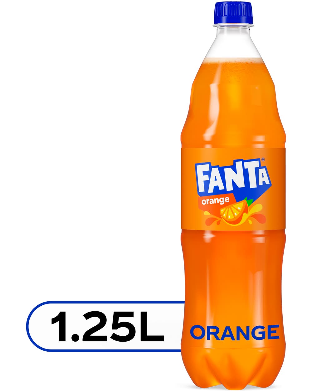 Fanta Flavored Soda, Orange (1.25 L)