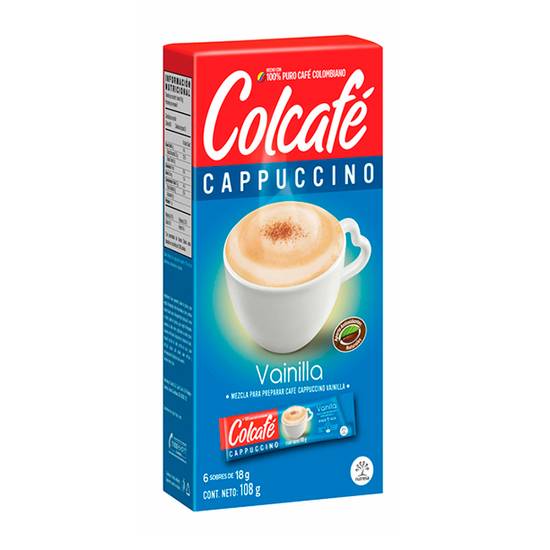 Cappuccino Fresh Vainilla Colcafe 108 Gr