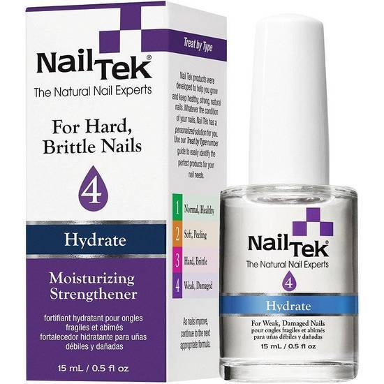 Nail Tek Nail Tek - Hydrate - Moisturizing Strengthener #4 (0.5 oz)