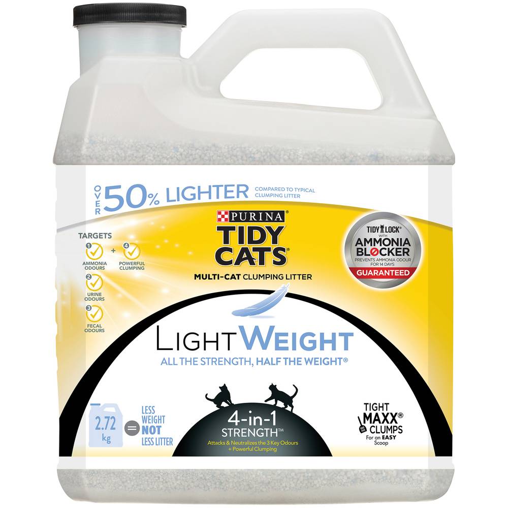 Tidy Cats 4 In 1 Strength Lightweight Cat Litter (2.72 kg)