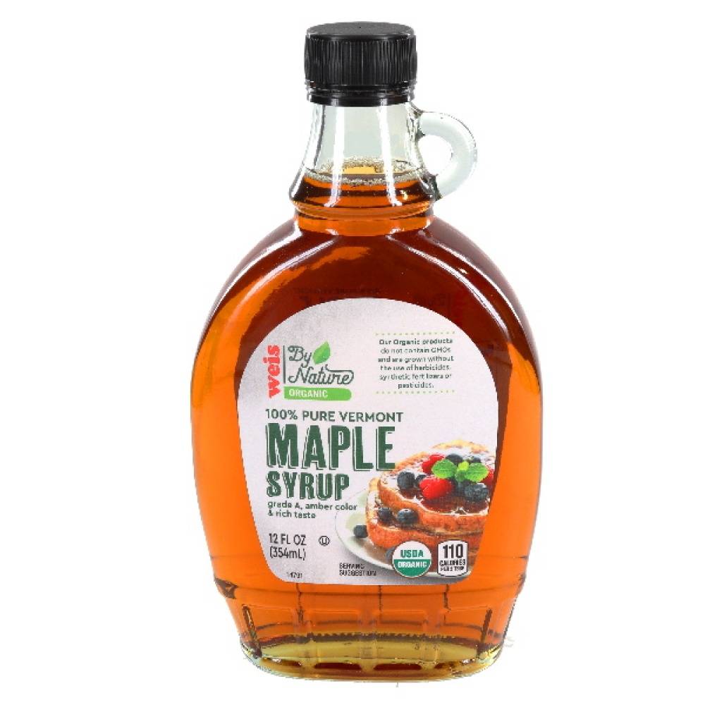 Weis Organics Syrup 100% Pure Vermont Organic Maple