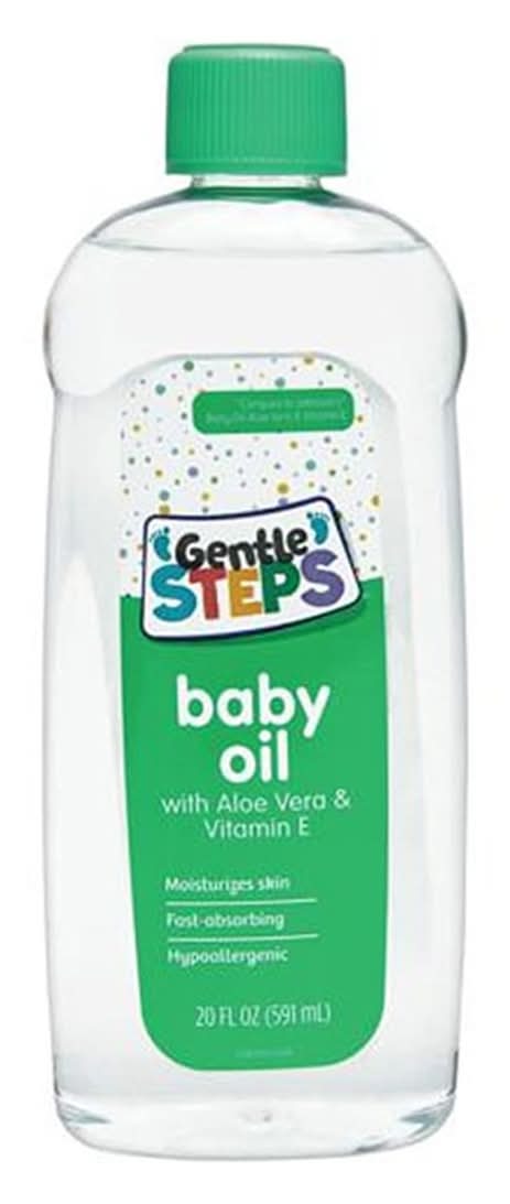 Gentle Steps Baby Oil With Aloe 20 Fl Oz