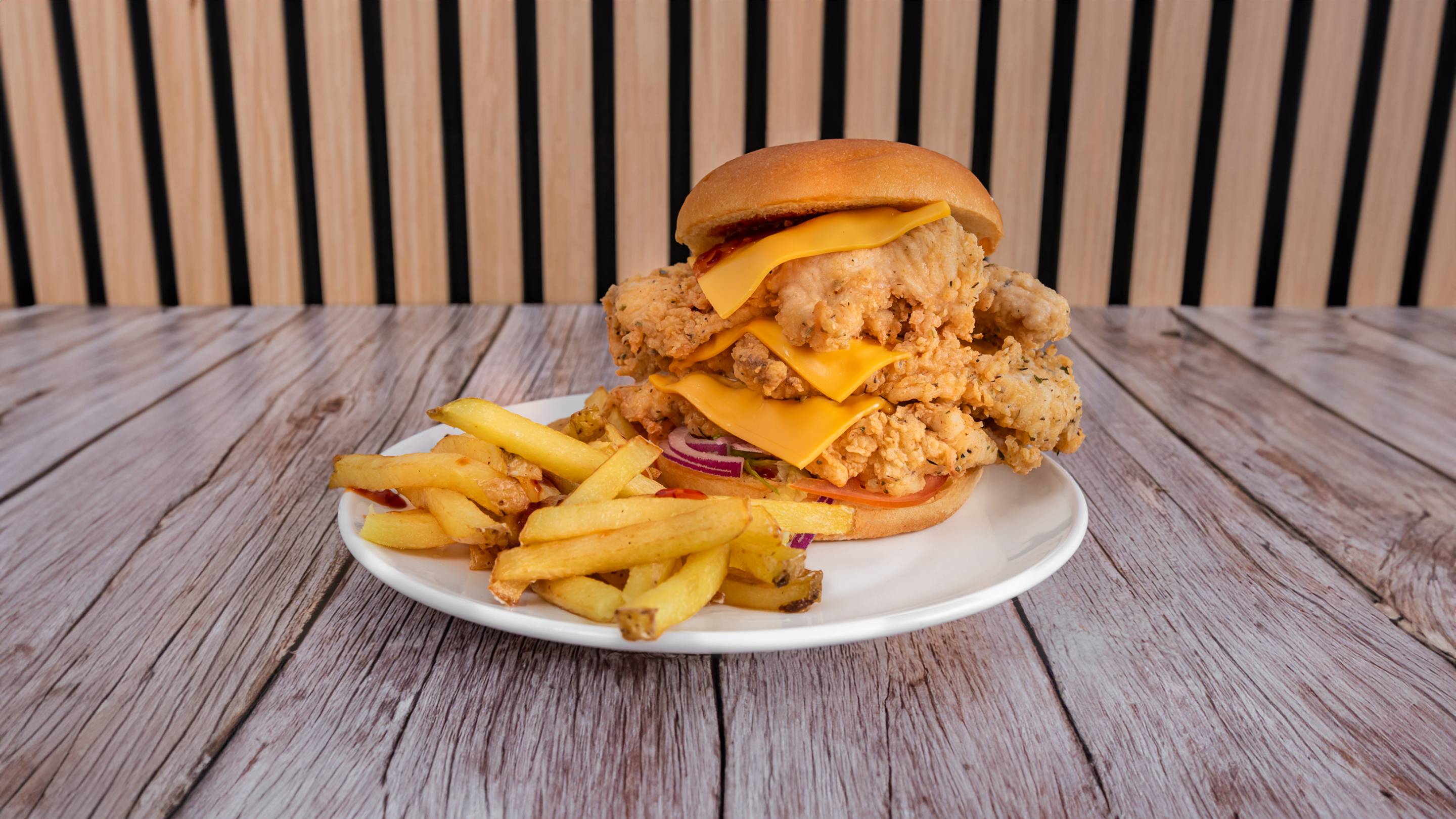 Menu Maxican chicken burger Maison