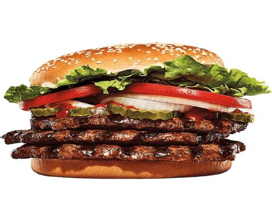 🍔🍔🍔Whopper triple burger🍔🍔🍔