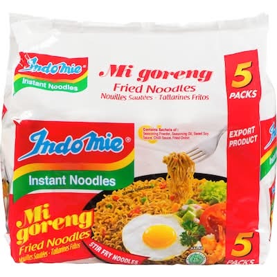 Indomie mi goreng nouilles frites instantanées - mi goreng instant fried noodles (5 pièces)