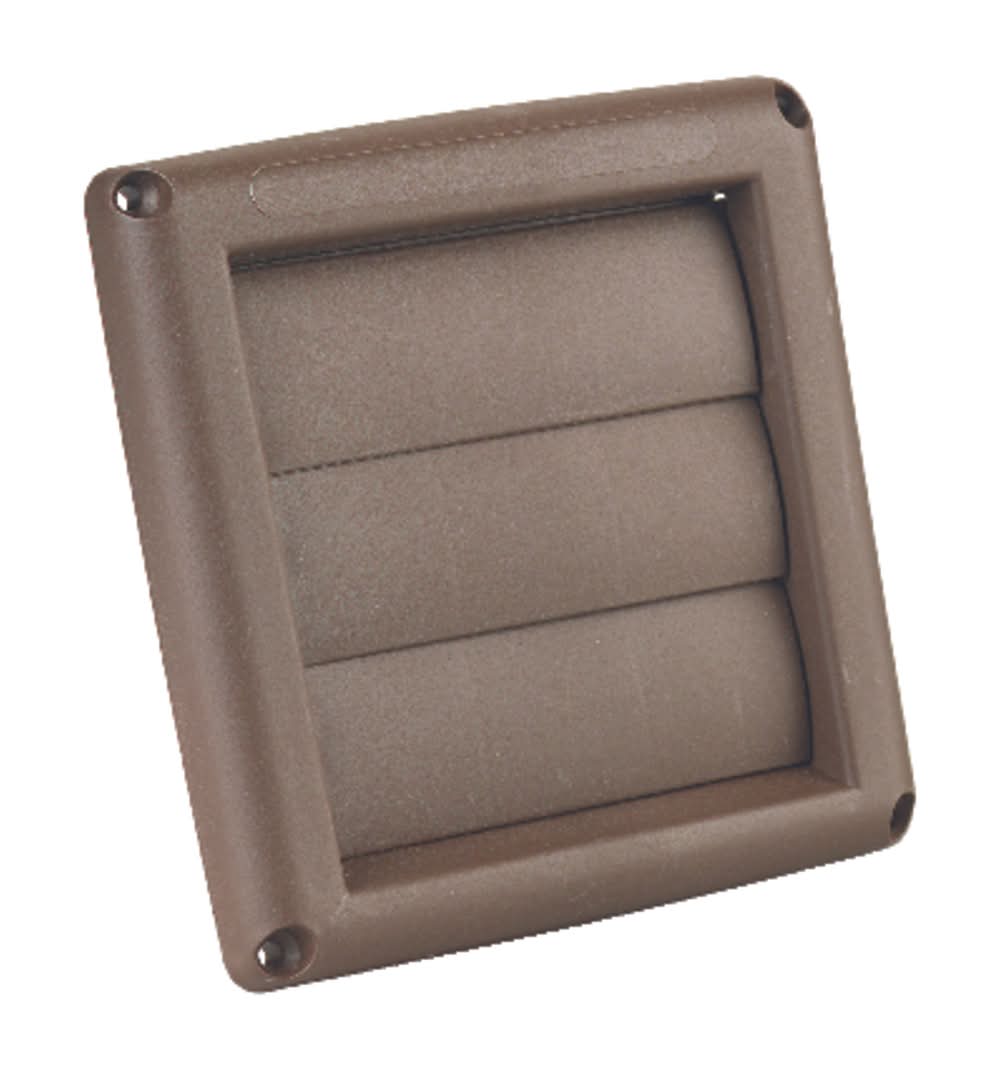 ACE 4 In. W X 4 In. L Brown Plastic Replacement Vent Hood