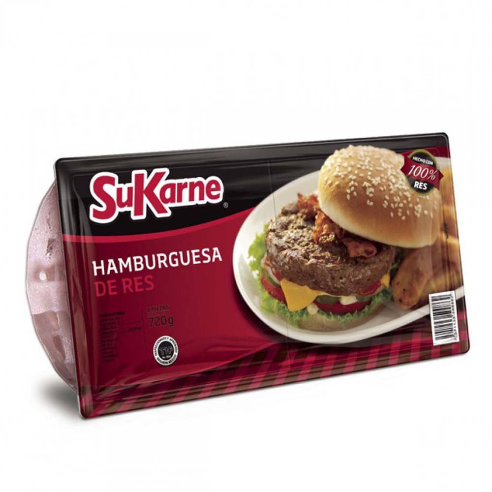 Sukarne hamburguesa de res