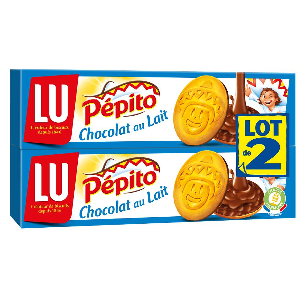 LU - Pépito biscuits aux chocolat au lait (190g)