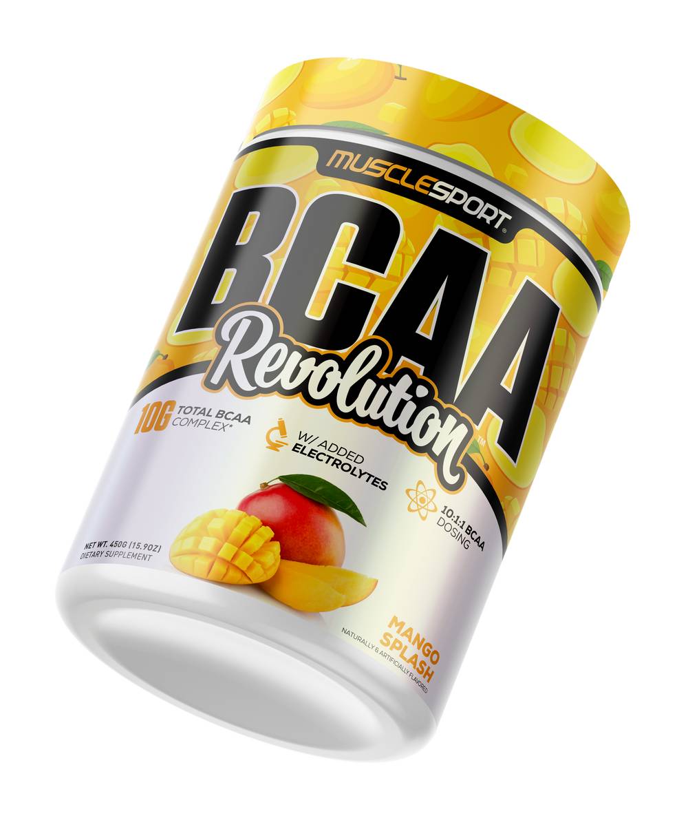 Musclesport Bcaa Revolution Dietary Supplement, Mango Splash (15.9 oz)