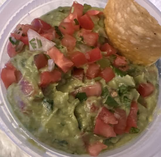 Homemade Guac and Chips