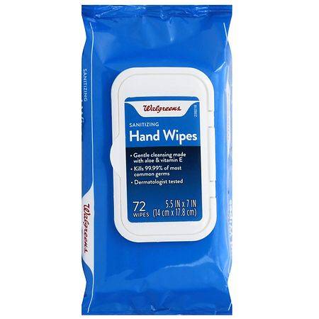 Walgreens Hand Sanitizer Wipes - 72.0 ea