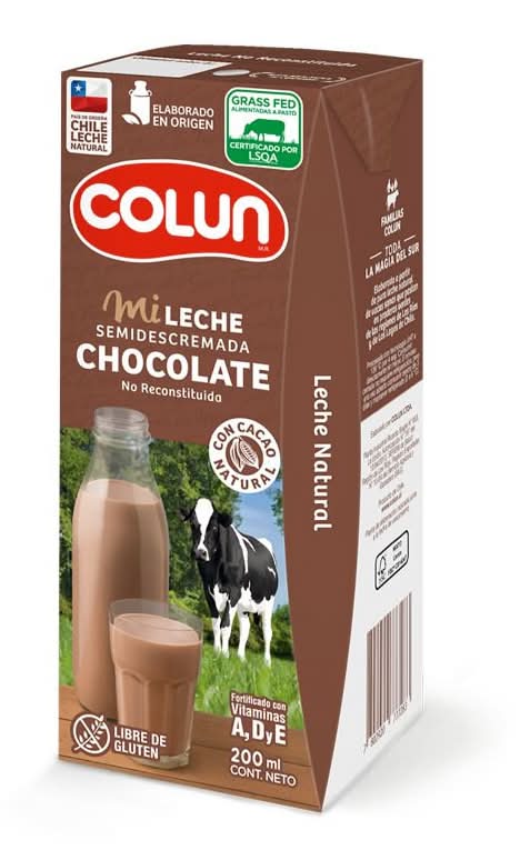 Colun · Mi leche semidescremada - Chocolate (200 ml)