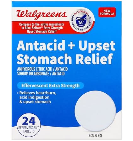 Walgreens Antacid + Pain Relief Extra Strength Effervescent Tablets (36 ct)