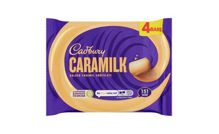 Cadbury Caramilk Golden Caramel Chocolate 4 x 28g (403933)