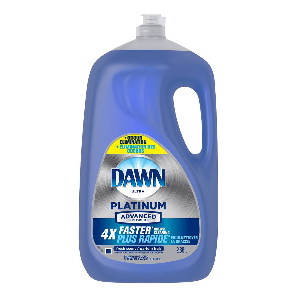 Dawn Platinum advanced power détergent à vaisselle liquide (2.6 L) - Platinum advanced power liquid detergent (2.6 L)