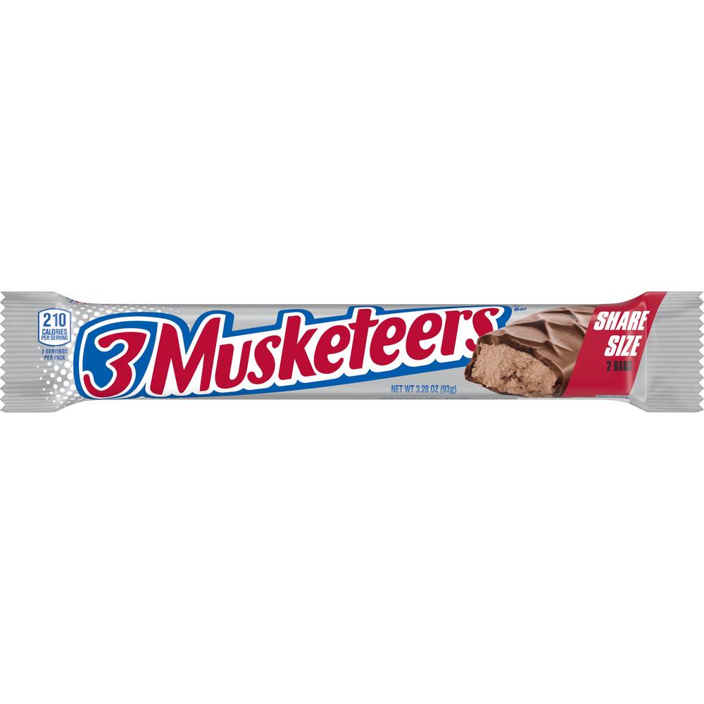 3 Musketeers Chocolate Candy Bar (1.64 oz, 2 ct)