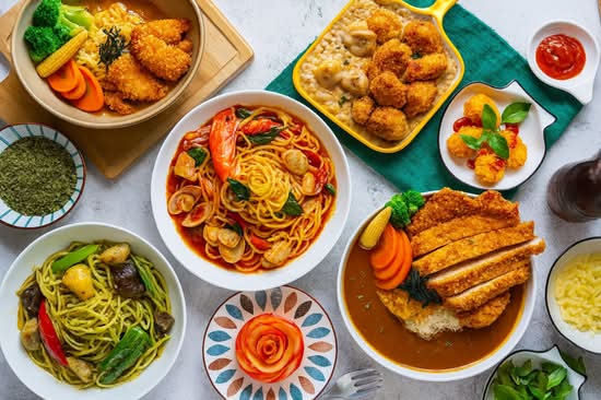 廚房這裡 義大利麵 咖哩飯 炸物