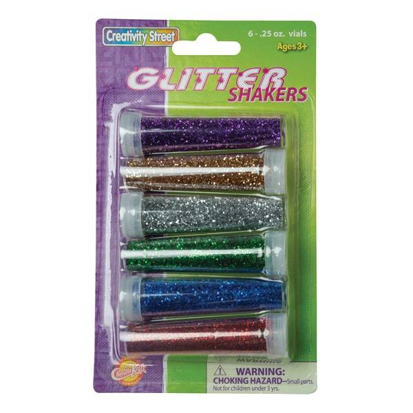 Creativity Street Glitter Shakers Assorted (6 ct)