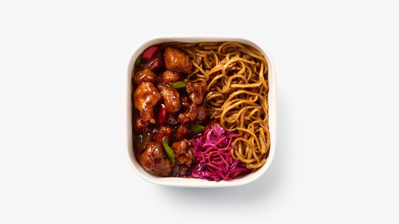 Korean BBQ Chicken Yakisoba Bento