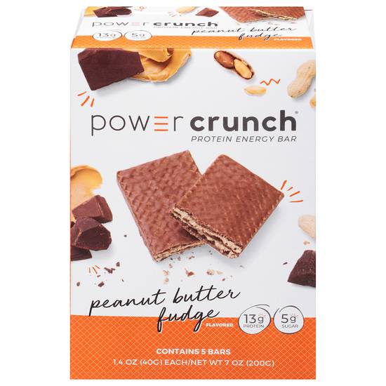 Power Crunch Protein Energy Bar Peanut Butter Fudge (5 ct)