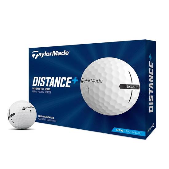 Taylormade Distance+ White Golf Balls (12 units)