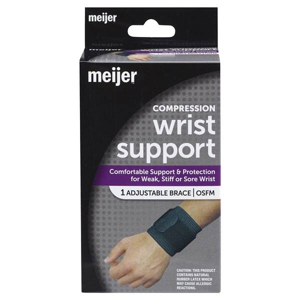 Meijer Wrist Support Brace, One Size (1 ct)